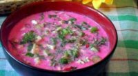 Рецепти холодного супу на кефірі з огірком