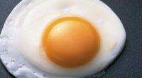 Скільки калорій в смаженому яйці без олії?