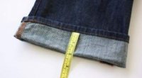 Як вкоротити джинси, залишивши фабричний шов?